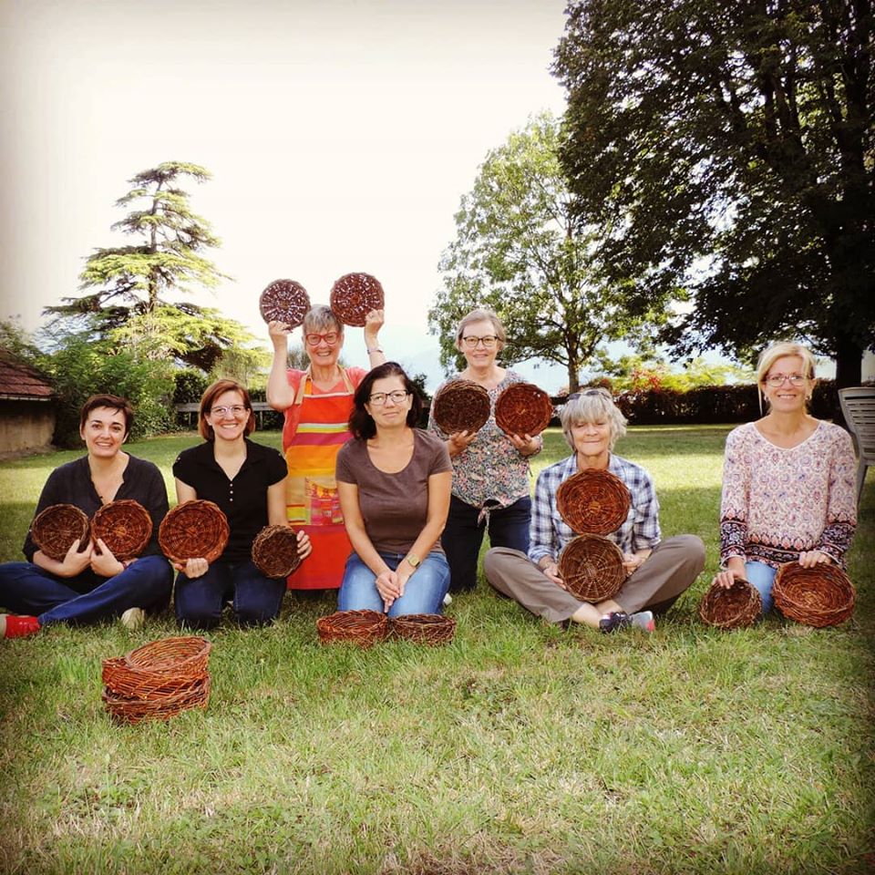 Atelier corbeille en osier