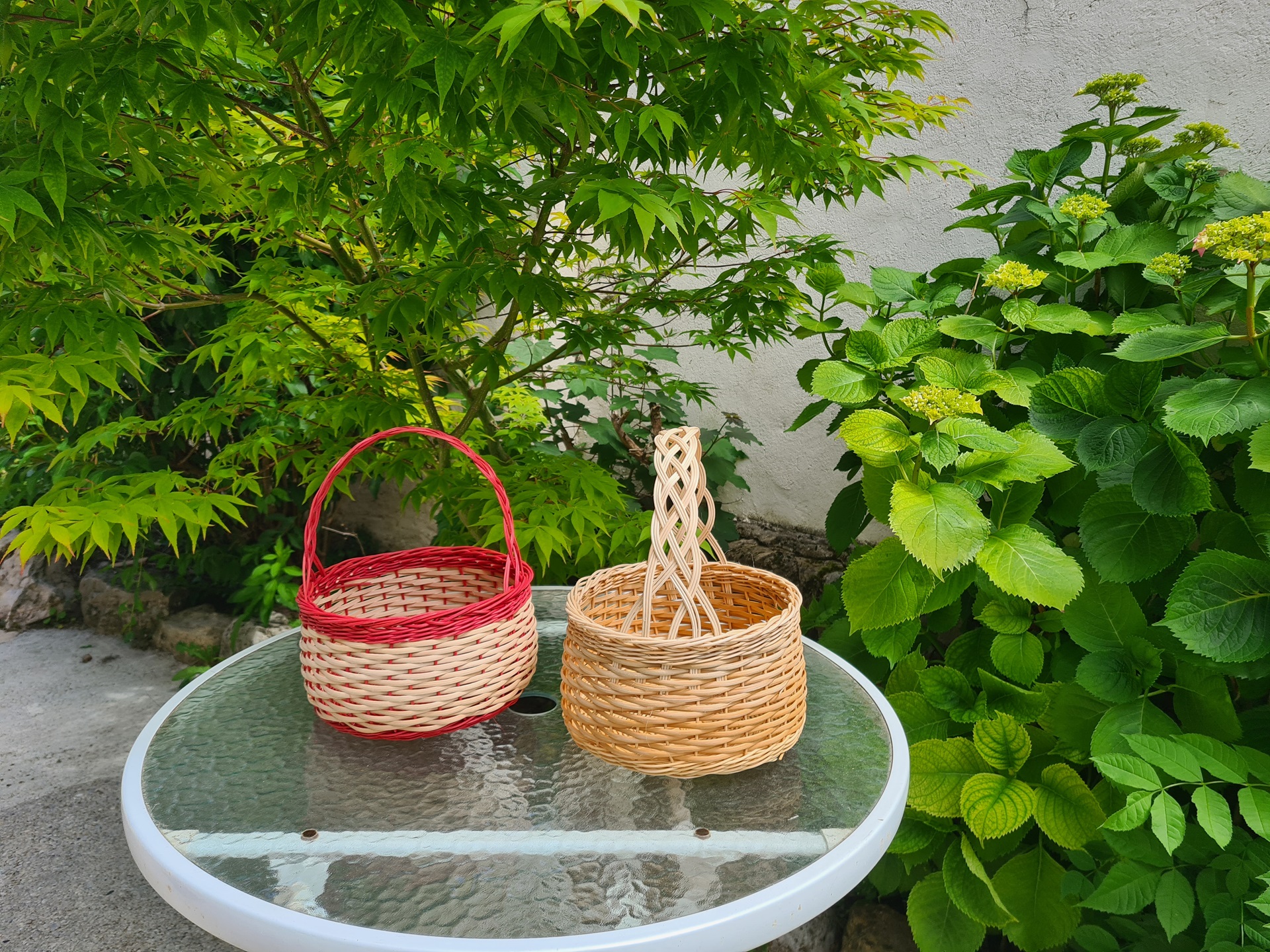 Panier japonais en rotin